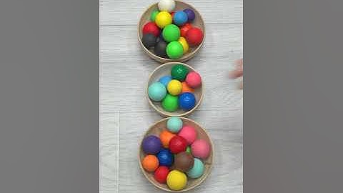 Oddly Satisfying ⭐⭐Reverse Video⏪ with Colored Beads ASMR #beads #asmr