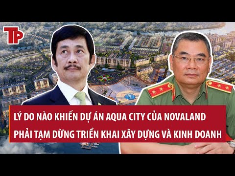 Lý do nào khiến dự án Aqua City của Novaland  phải tạm dừng triển khai xây dựng và kinh doanh