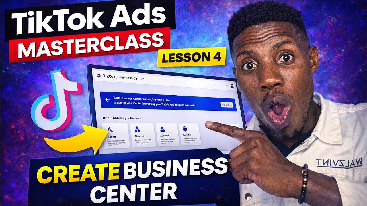⁣How to Create a TikTok Business Center (Step-by-Step) | TikTok Ads Masterclass – Lesson 4