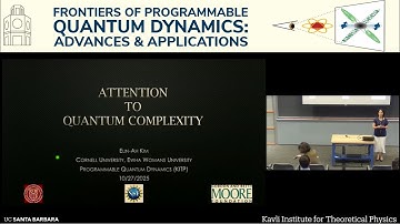 Attention to Quantum Complexity | Eun Ah Kim (Cornell)