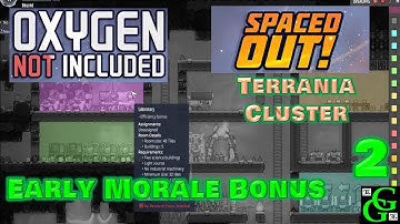Oxygen Not Included - Morale - Spaced Out DLC - Terrania Cluster - Part 2