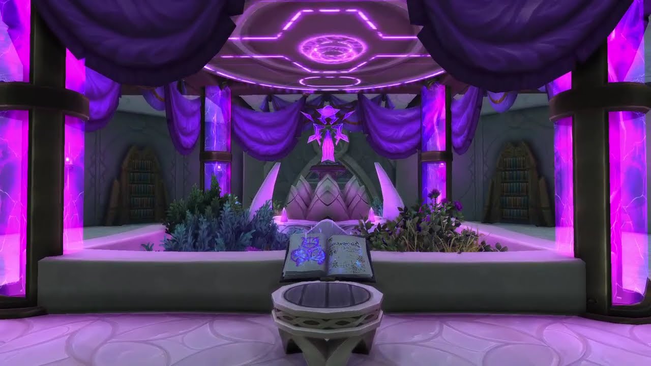 Draenei Space Ship Interior | WoW Housing | Midnight Prepatch