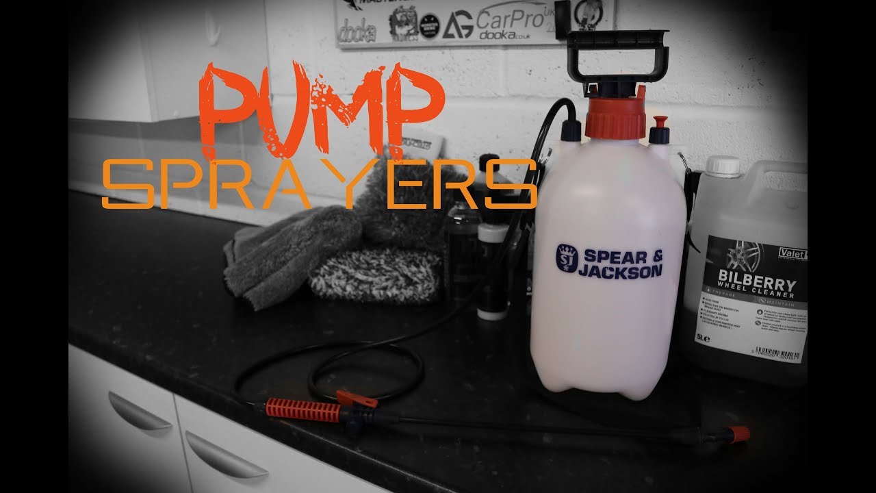 Pump Action Pressure Sprayer - Detailing essentials - YouTube