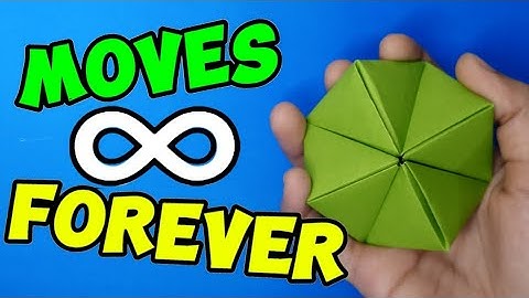 How to make a Paper Moving FLEXAHEDRON | Fun and Easy Origami | Paper Toy