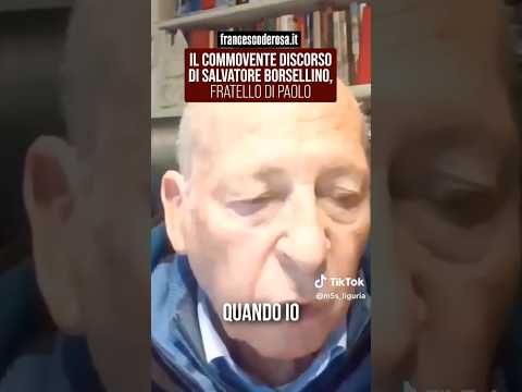 Video L'appello di Salvatore Borsellino, fratello di Paolo Borsellino. Stanno attaccando la Costituzione.