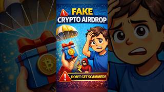 Fake Crypto Airdrop ! #web3 #shorts