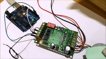 Arduino Uno GRBL to TB6560 1 Axis to Stepper motor