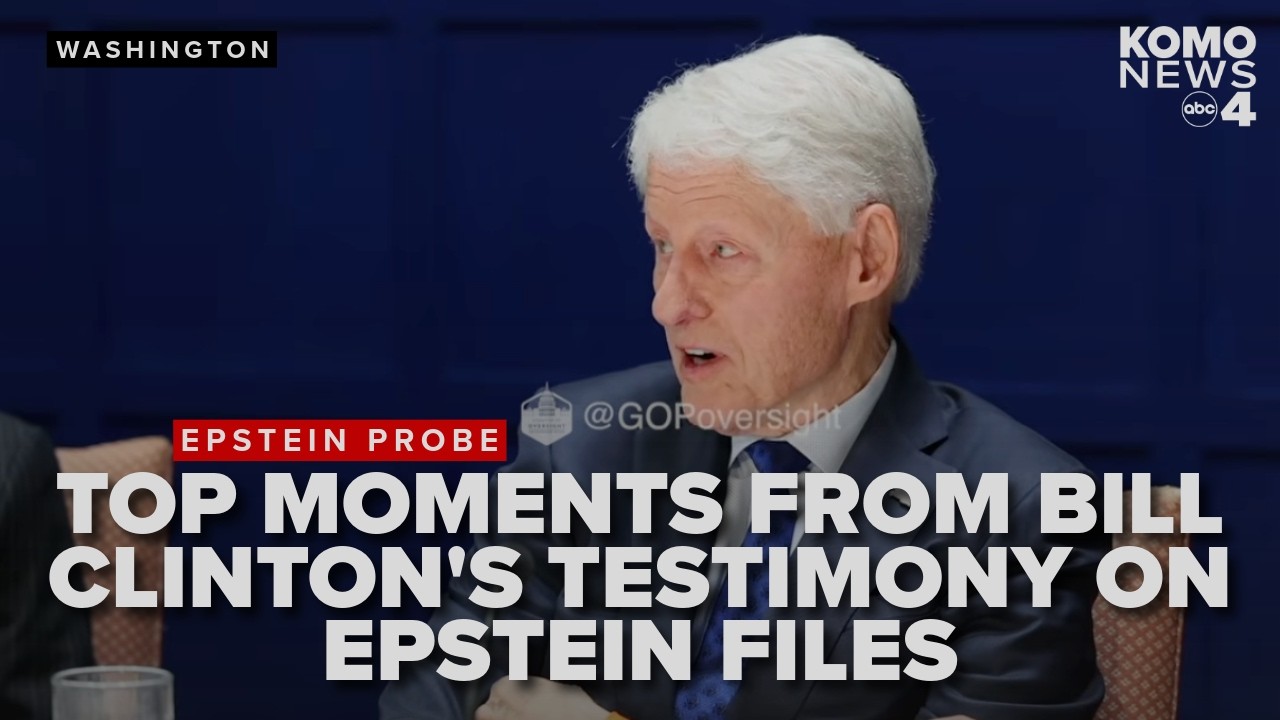 SUPERCUT: Top moments from former President Bill Clinton's deposition on Jeffrey Epstein
