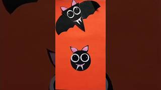 Very cute and scary craft for halloween 🦇🦇#shorts #ytshorts #viral#Arties world#halloween#bat##scary