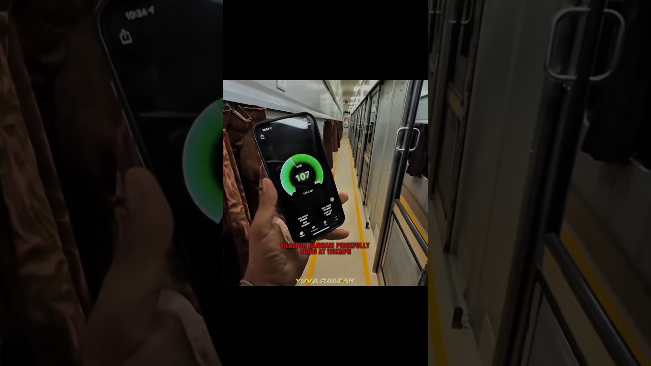 CR Rajdhani Entered the Chat 🗿🔥 | Overtakes Bilaspur Rajdhani 🚆💨