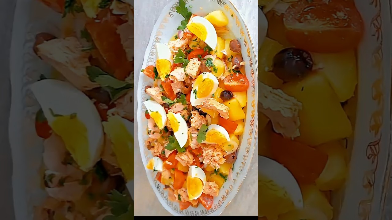 Salade pomme de terre 🥔 &agrave; l'italienne simple et savoureuse