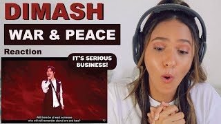 Dimash - War and Peace 2021 | REACTION!!