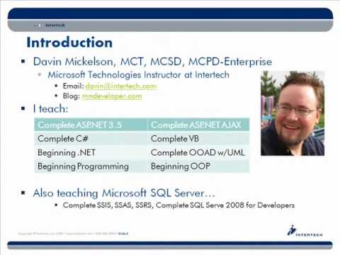 Intertech ASP.NETMVC Training Part 1
