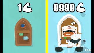 MOST STRONGEST BOAT EVOLUTION! Max Level Strong & Speed in Hooked Inc! (9999+  Level Boat!) screenshot 3