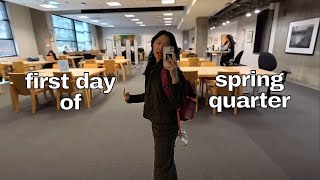 FIRST DAY OF SPRING QUARTER! (junior year) | Sarah’s Uni Diaries