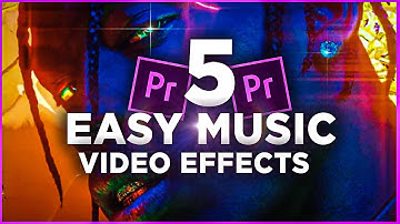 5 EASY Music Video Effects in Premiere Pro | Flash Overlay Transitions