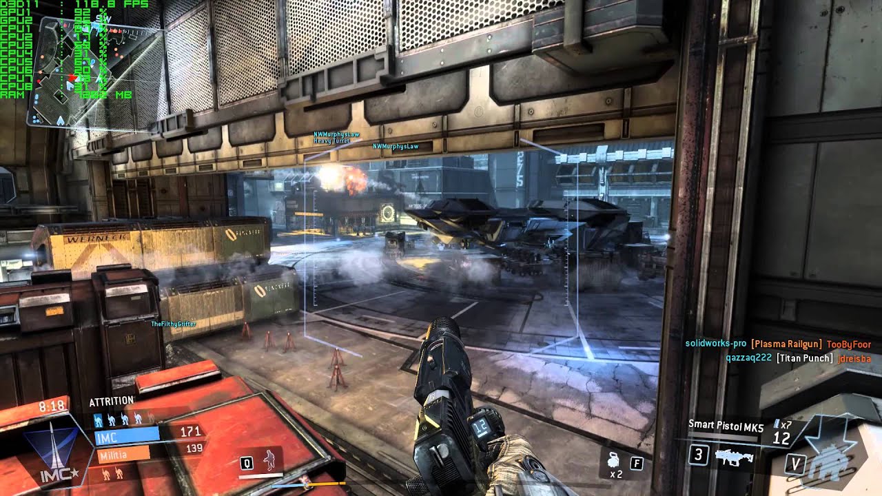 TitanFall - SLI MSI GTX 980 Gaming - 1080p Ultra Settings Gameplay Performance