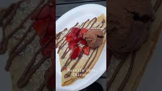 Viral Nutella Café Chicago! #shorts #food