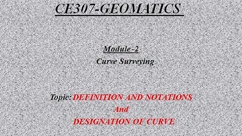 GEOMATICS module-2(curves part 2)