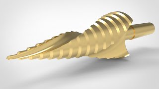 「DESIGN 274」 Step Drill  Bit | Solidworks tutorial Net Worth
