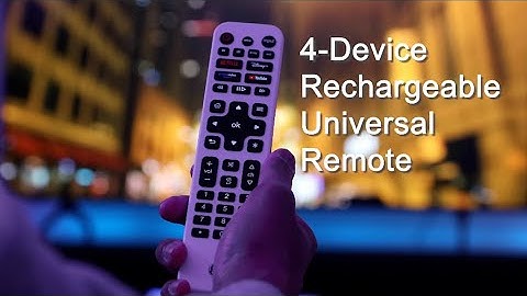 80984: 4-Device Rechargeable Universal Remote, Overview