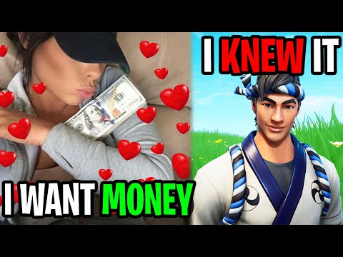 We Found Out His Girlfriend Is A Gold Digger... (Fortnite)
