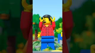 LEGO TRAIN vs POLICE CHASE - Epic Ride Fail #shorts