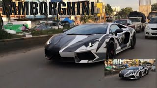 Wrapped Lamborghini Crazy Driver | Acceleration | INDIA\/ LAMBORGHINI CRAZE\/ INDIA