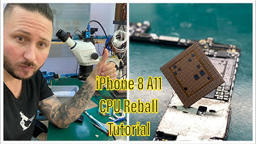 MASTERWORK - iPHONE 8 A11 CPU REWORK - HOW TO REBALL THE A11 CPU FAST & EASY - TUTORIAL - RAM