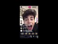 Benji Krol Instagram Livestream 1/12/2020 *explaining the whole moving in together with Jorge thing*