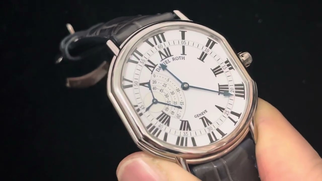 超靚機芯打磨BVLGARI 集團收購初期DR 單logo  金價高企但依然超值 18k WG Daniel Roth Athys