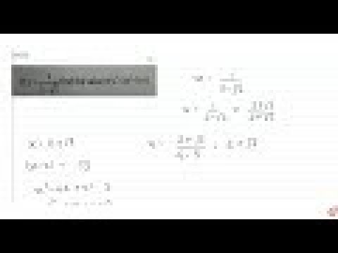 Video If `x=1/(2-sqrt(3)),` find the value of `x^3-2x^2-7x 5` - youtube