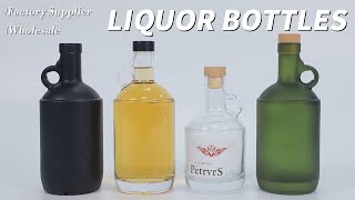 Wholesale Gl Liquor Bottles Moonshine Tennessee Arizona Spirits Bottles With Cork Stopper