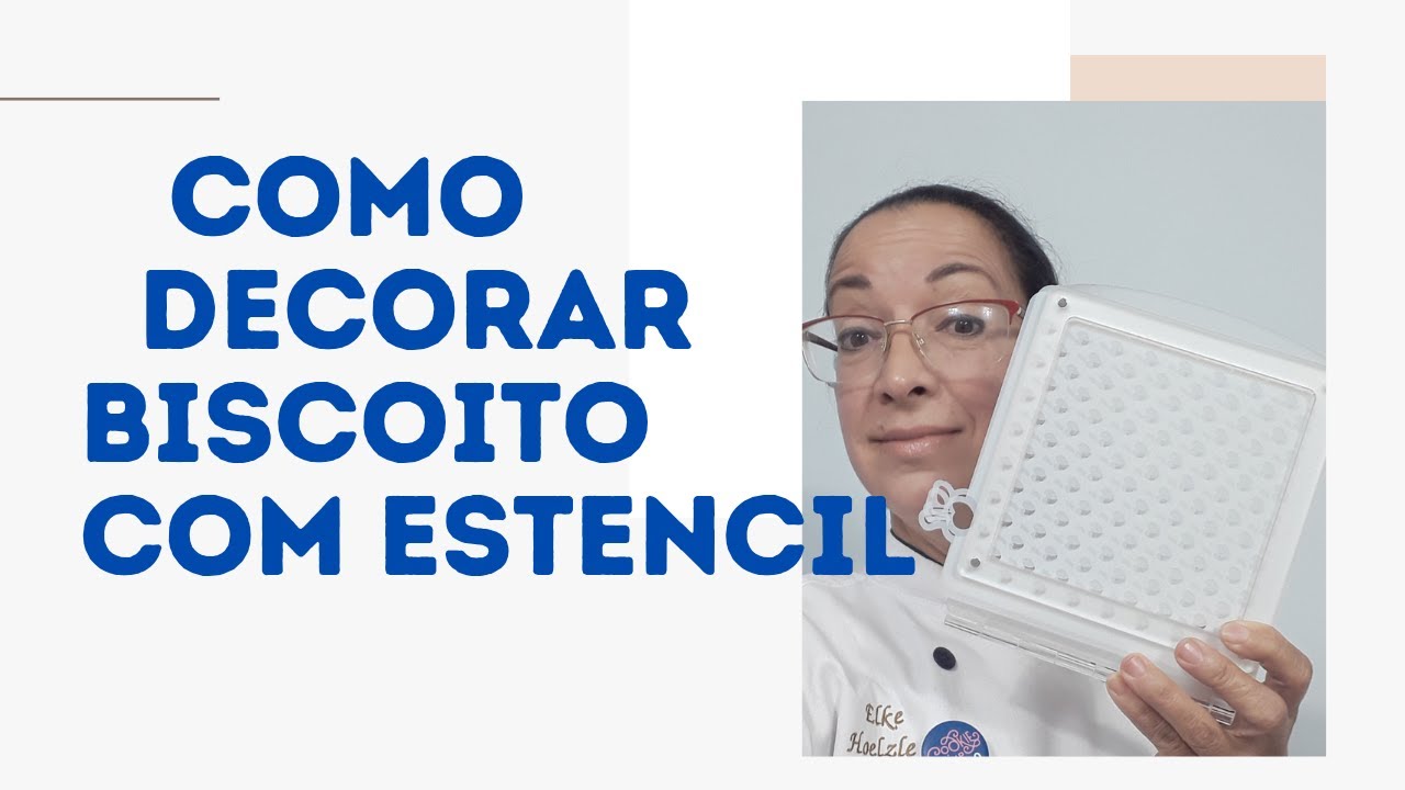 Como fazer biscoitos decorados com estencil - usando 3 métodos diferentes!