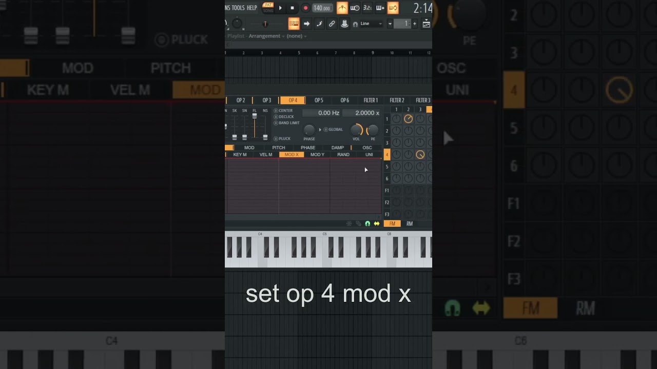 basic fm wub patch in sytrus