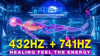 Deep Restoration Lab | 432hz Whole Body Healing Frequency, Melatonin Release, Stop Overthinking