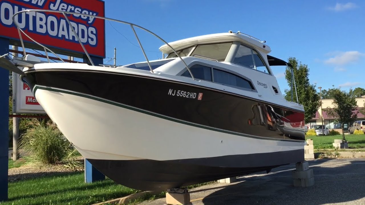  Boats Bayliner 266 Discovery Used Cruiser Boat - SOLD - YouTube