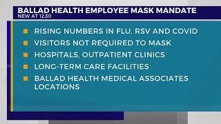 Ballad Health implements new masking policy for employees