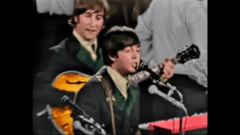 Beatles Yesterday Live at Munich Colorized