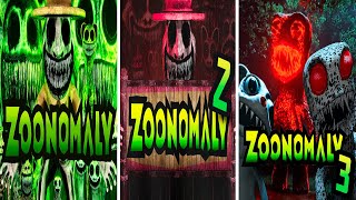 ALL Zoonomaly Trailers Comparison - Zoonomaly 3 VS Zoonomaly 2 VS Zoonomaly