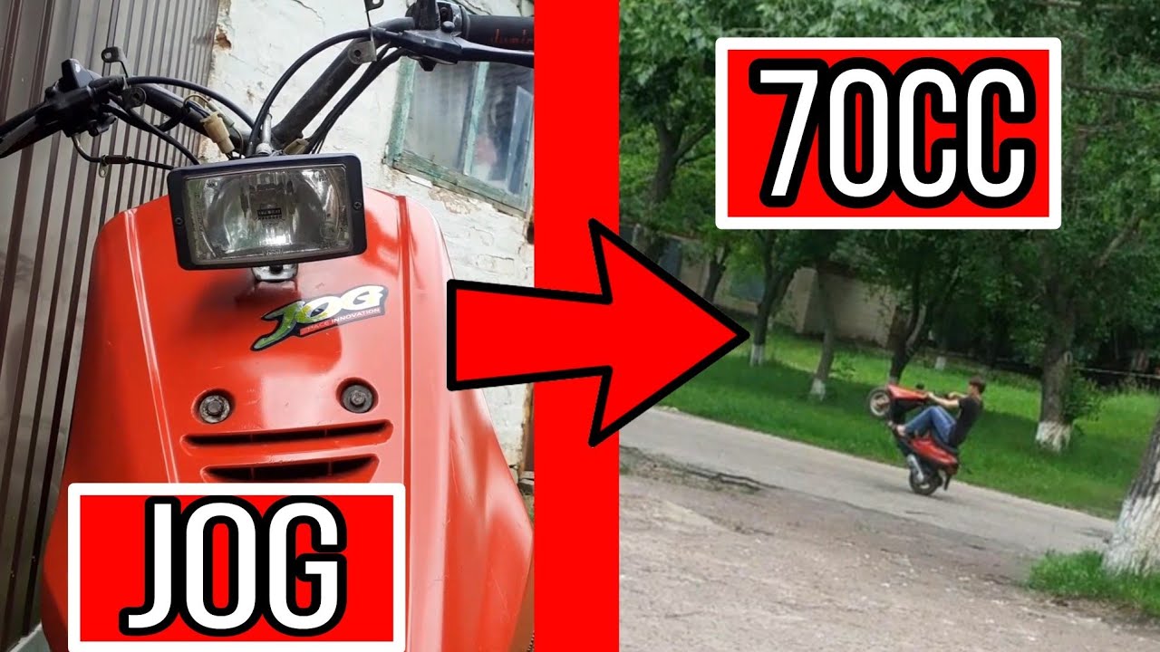 тюнинг Yamaha jog artistic,70cc,самодельная фара на скутер! - YouTube