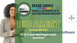 Bid Alert! Event #1247 - ECD Case Management System