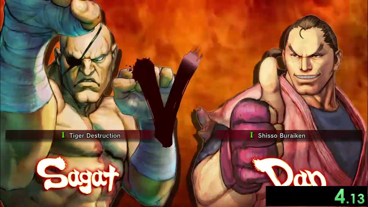 USFIV Sagat Trials Speedrun WR (