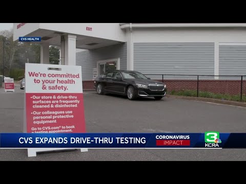 Video CVS expands drive-thru COVID-19 testing in NorCal - youtube
