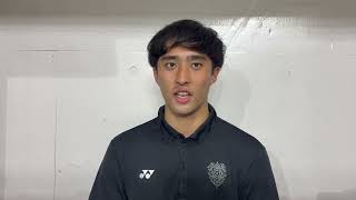 小畑裕馬選手の試合後インタビュー（8/26ヴェルスパ大分戦）
