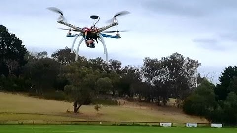 S500 Quadcopter APM HKPilot 2.7 Locked in with Loiter Altitude Hold and RTL