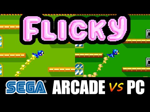 Flicky - SEGA ARCADE vs PC - YouTube