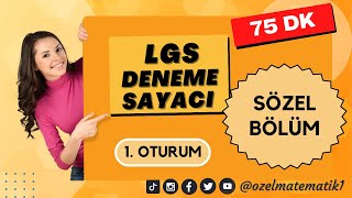 Lgs Sözel 4K Deneme Sayacı 02 Fırtına Temalı 2. Oturum 75 Dakika 4K Kalitesinde