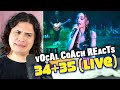 Vocal Coach Reacts to Ariana Grande - 34+35 (Official Live Performance)