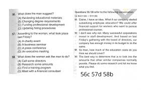 HACKER 3 TEST 1 LISTENING TEST TOEIC PART 3 CÓ ĐÁP ÁN, TRANSCRIPT